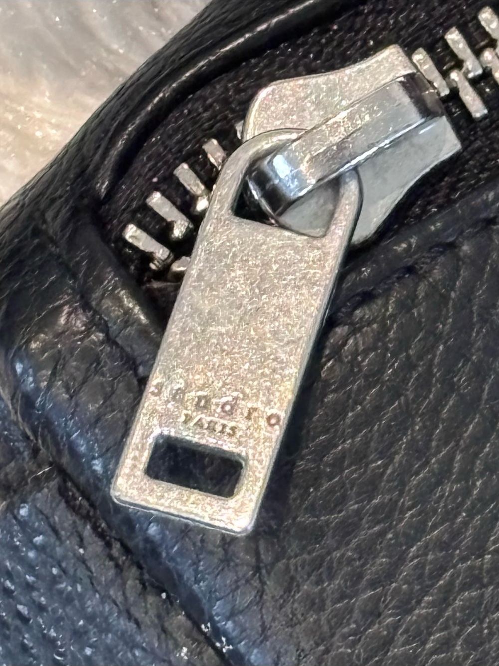 Sandro Black Leather Belt Bag / Waist Pack - Picture 5 of 5